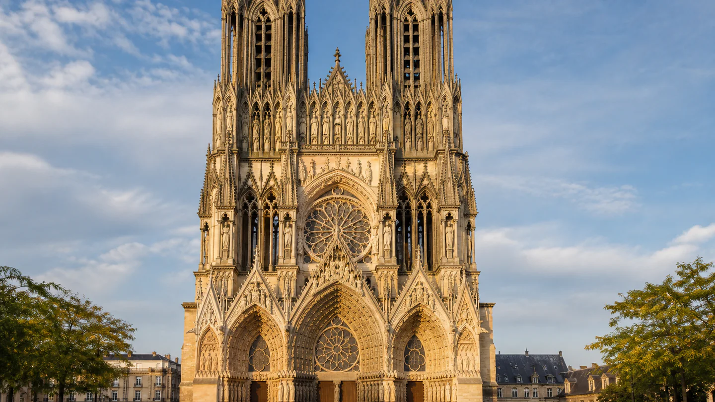 Cath&eacute;drale Notre-Dame de Reims, patrimoine mondial de l&rsquo;UNESCO