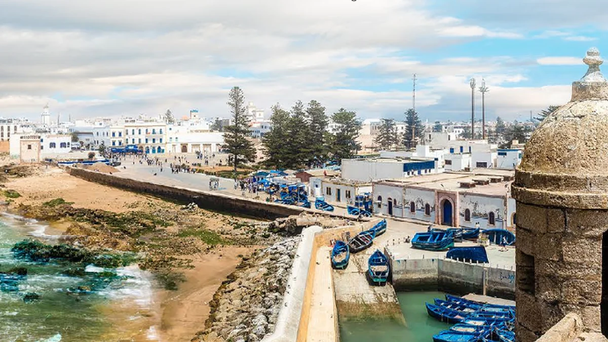 Vue du littoral marocain et d’Essaouira