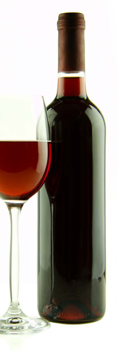 Bouteille de vin et verre