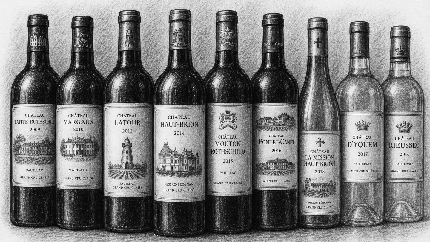 S&eacute;lection Vin&eacute;a de Grands Crus et mill&eacute;simes rares livr&eacute;s au Maroc