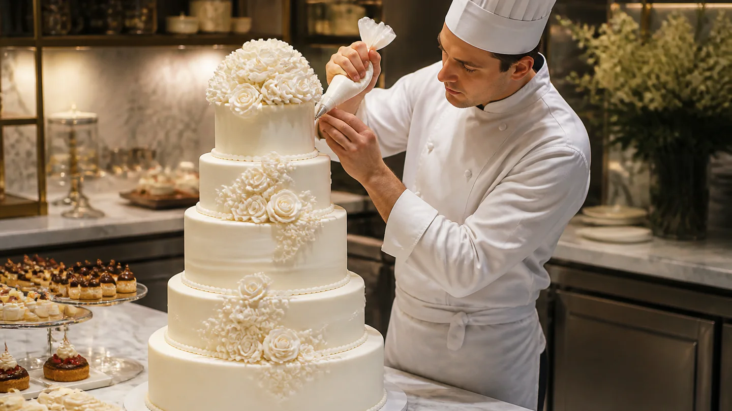 Traiteur et pâtissier pour pièce montée de mariage au Maroc